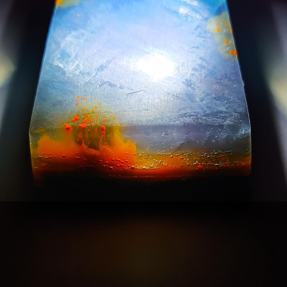 Hidden crystal zen stone soap