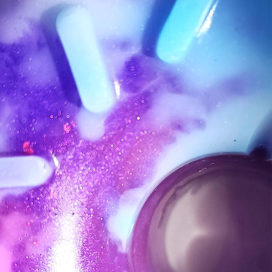 White gold donut soap