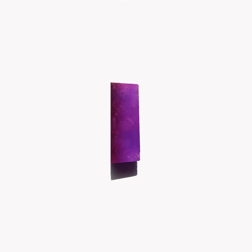 Purple water.