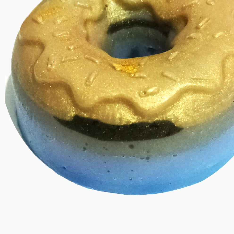 Gold galaxy donut