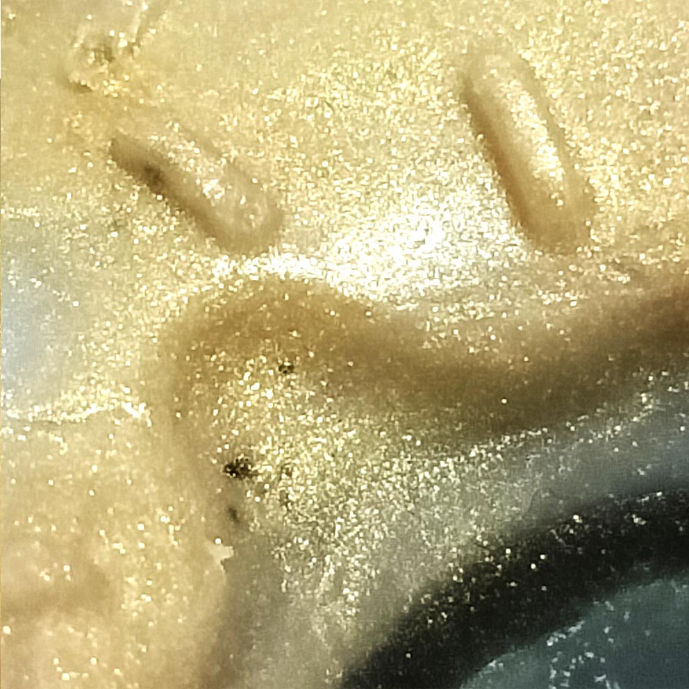 Gold galaxy donut