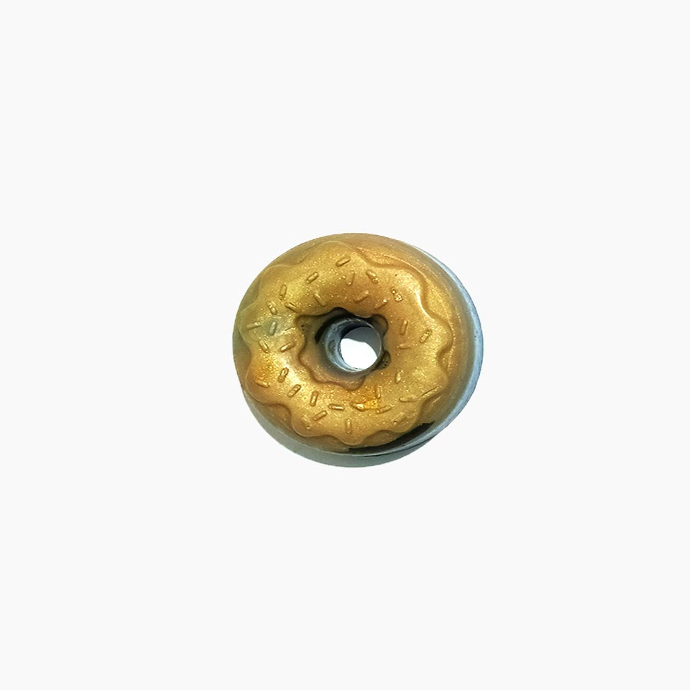 Gold galaxy donut