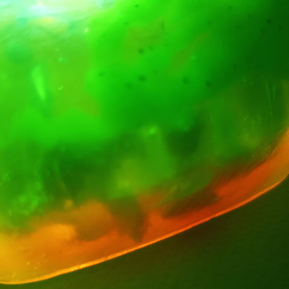 Green Slimey block soap