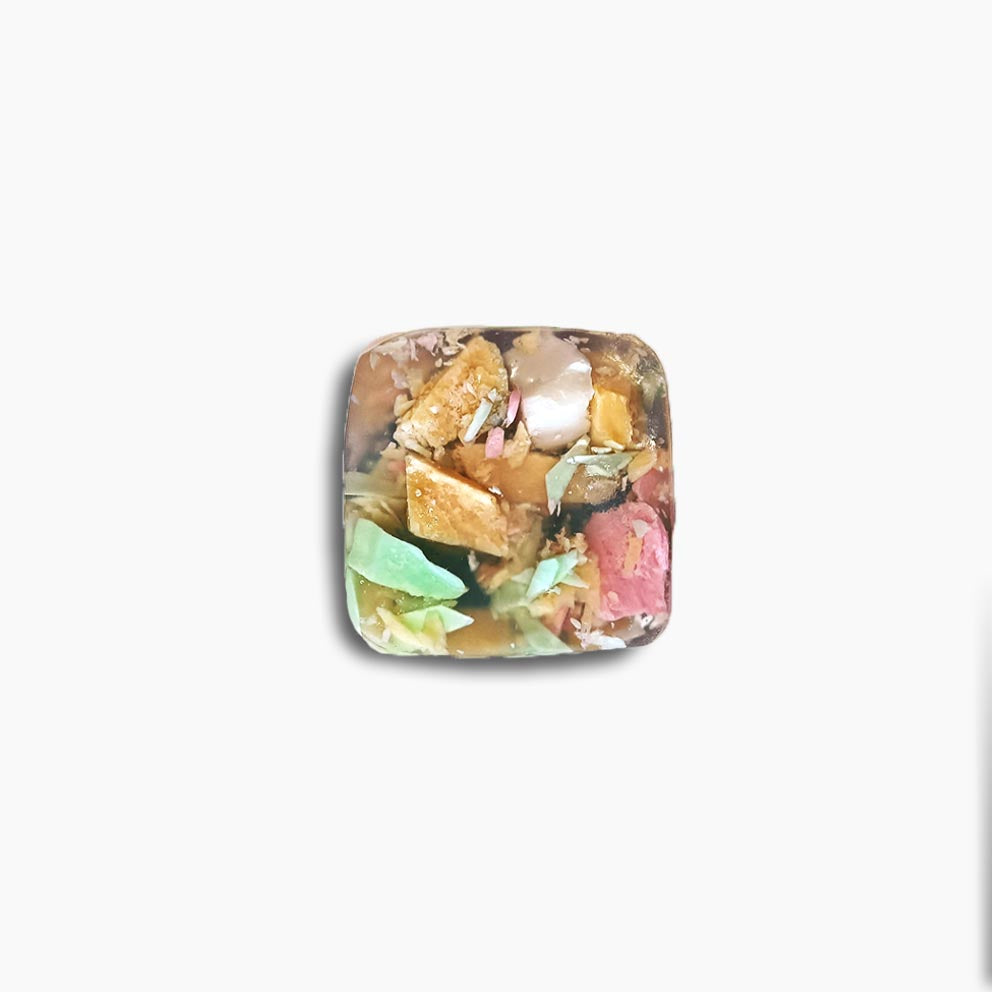 Flower gem soap