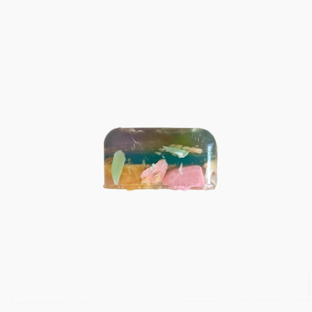 Flower gem soap