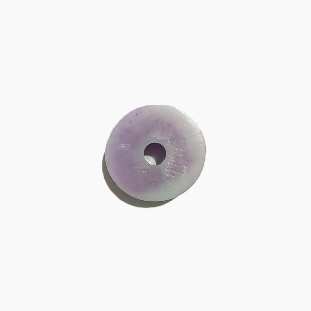 White pink purple soap