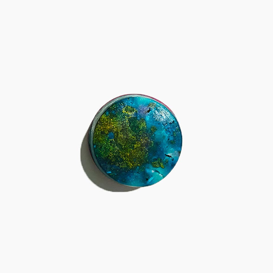 Earth map soap