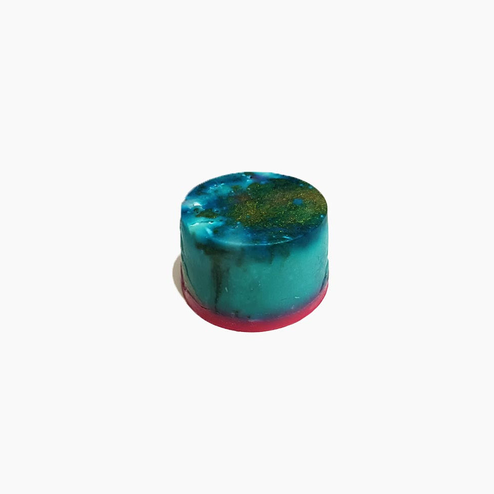 Earth map soap