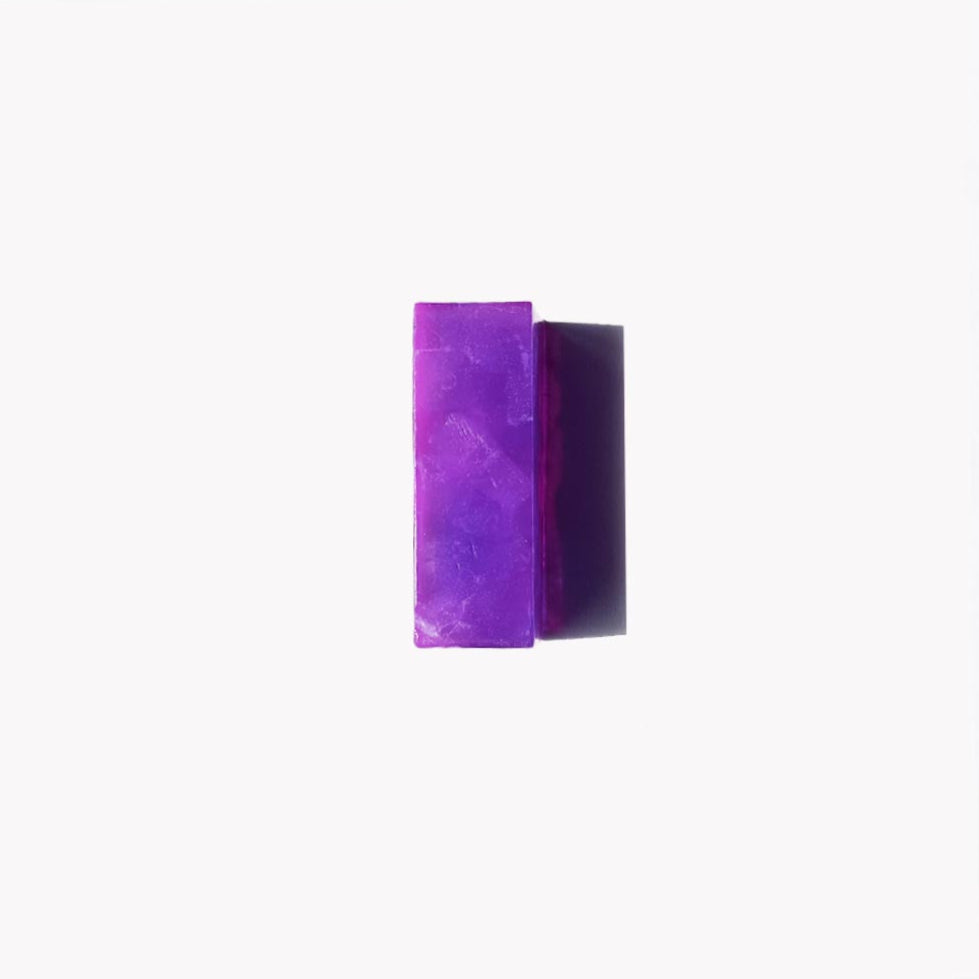 Purple water.