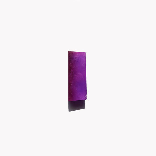 Purple water.