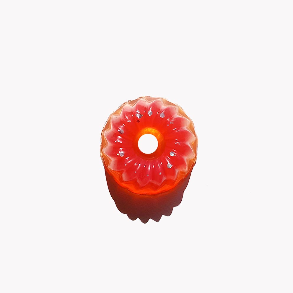 Fiery-orange soap glow
